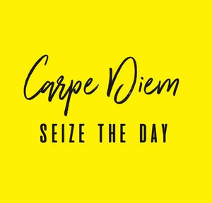 Inspirational Cards Saying Carpe Diem Seize The Day